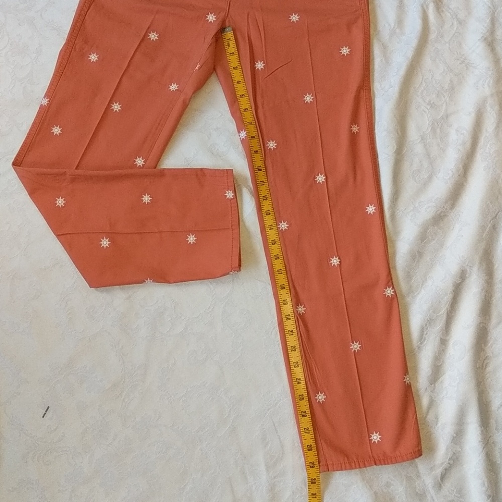 Tommy Hilfiger orange pants sz 6 - Picture 7 of 8
